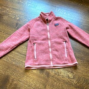 Patagonia Kids’ Better Sweater Zipper Jacket with two front zippered pockets